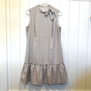 SLEEVELESS TAILORED DRESS